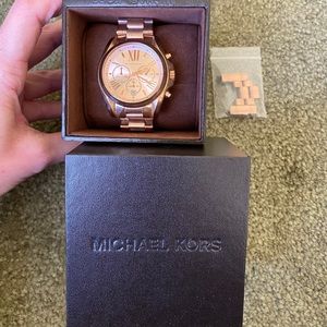 Rose Gold Michael Kors Bradshaw Watch